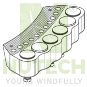 GENERIC YAW CLAW(2 ACT-4 PASS)PAD-R1418 - GP345274/GP346195 - NT/GW345274
