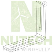 SUPPORT FOR D.38 TUBE CLAMP - GP250203 - NT/GW250203