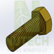 V45802-2 - BSCREW SPECIAL M 33 X 2 PITCH - BRASS - 60106064 - NT/V45802-2B