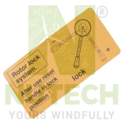 SIGN, POSITIONING OF HYDR.PUMP - 116345 - NT/V60570