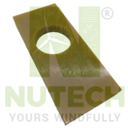 RUBBER PLATE 1 RECTA FOR GENERATOR - A9B00543237/29123887 - NT/SW60644