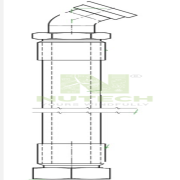 02 END FITTINGS, 920 MM - P422711 - NT/GW422711