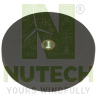 magnet-rubberized-d43x6mm-m4-thread - A9B10050086 - NT/SW60321