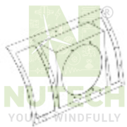 RIGHT LATERAL FRAME FOR EXHAUST FAN 30C - GP013419 - NT/GW013419