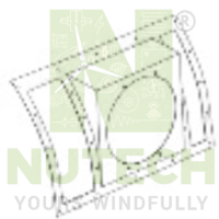 right-lateral-frame-for-exhaust-fan-30c - GP013419 - NT/GW013419